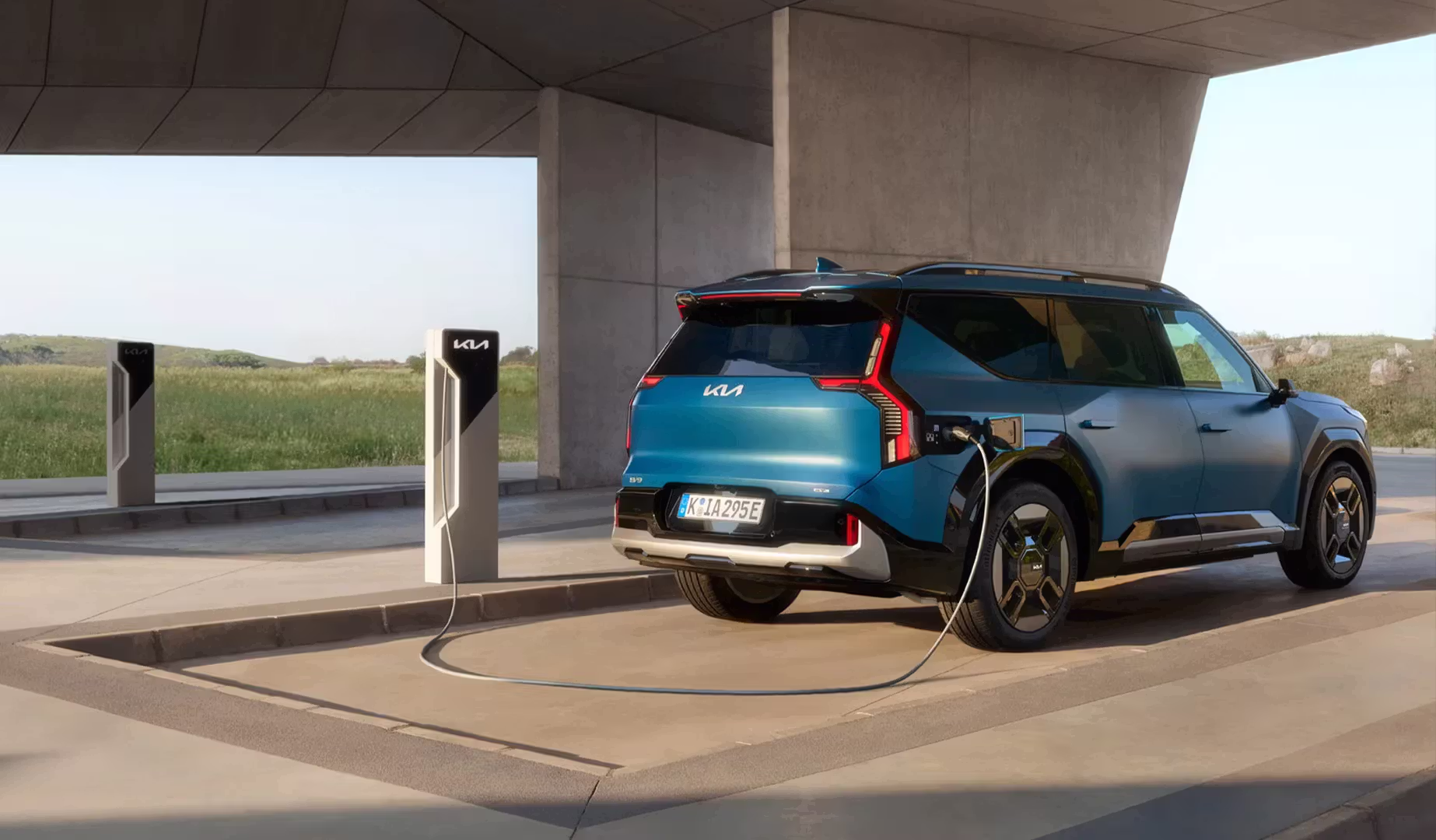 Kia EV9 laddning – snabbladdning 10 till 80 procent på 24 minuter