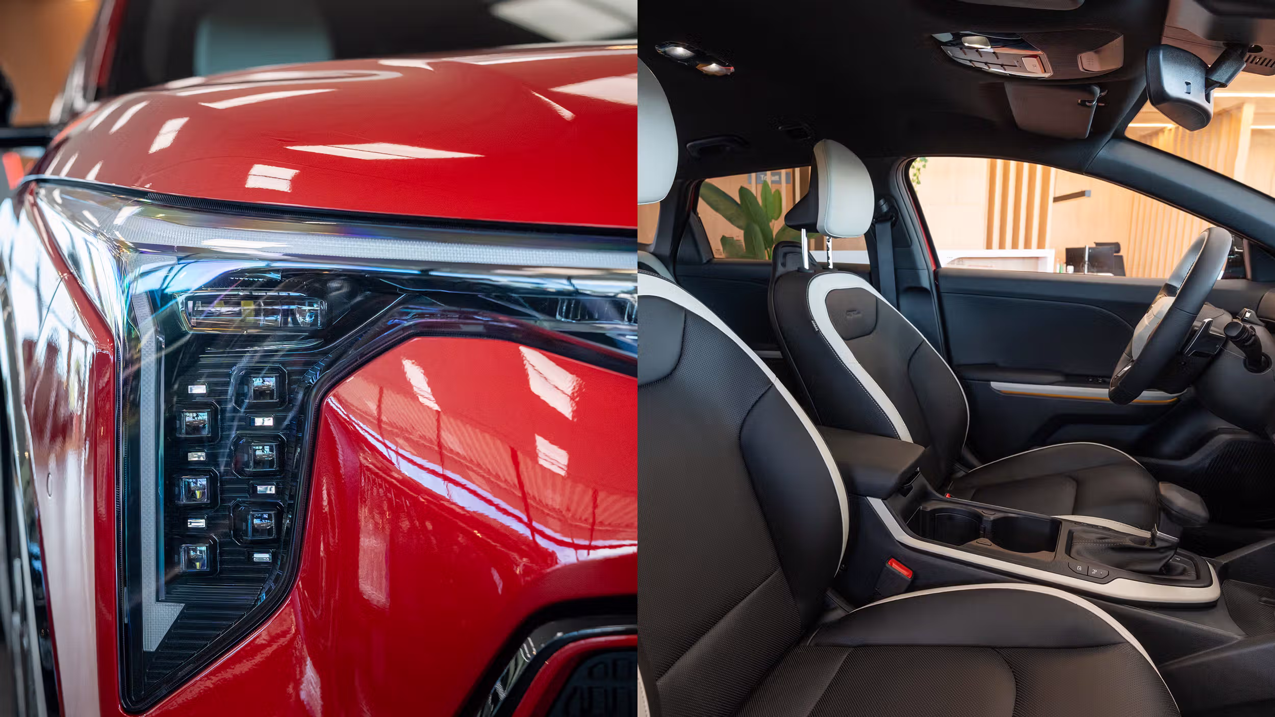 Kia K4 Sportswagon interiör med infotainmentsystem och Head-Up Display